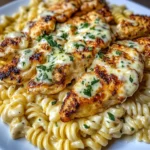 Cheesy Garlic Chicken Rotini in Cajun Cream Sauce