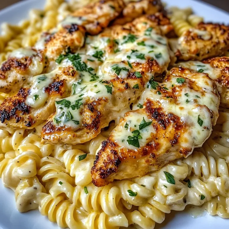 Cheesy Garlic Chicken Rotini in Cajun Cream Sauce
