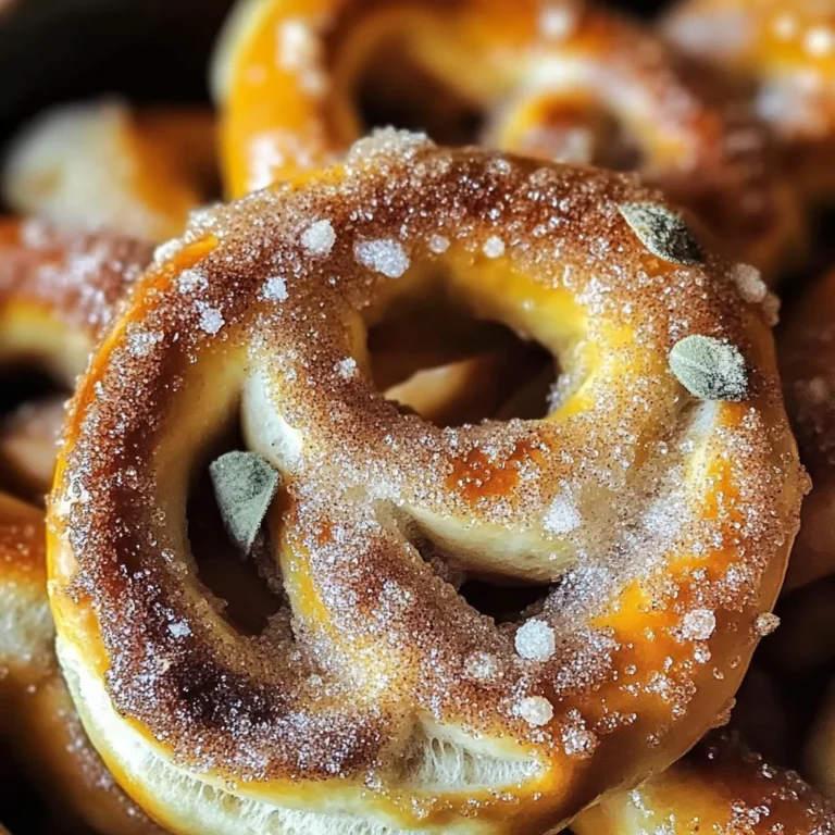 Cinnamon Sugar Soft Pretzels