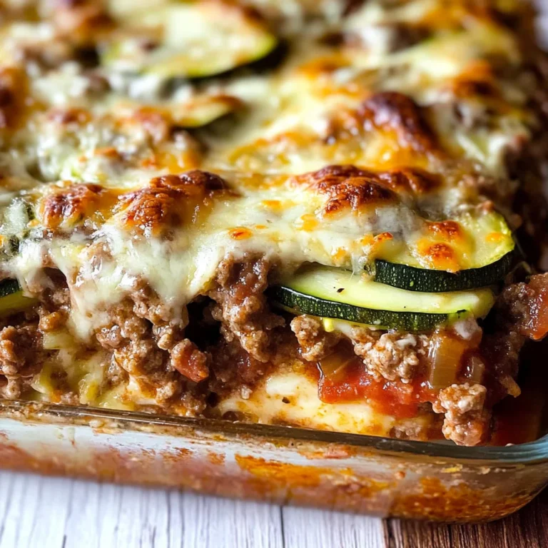Ground Beef Zucchini Casserole