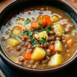 Hearty Lentil and Potato Soup