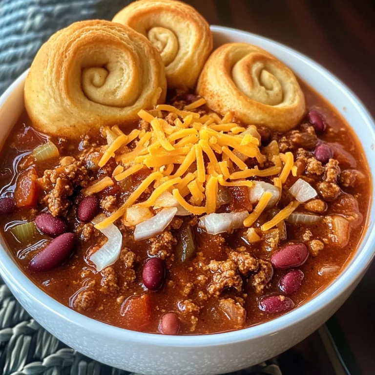 Hillbilly Chili and Cinnamon Rolls