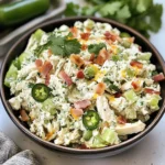 Keto Jalapeno Popper Cottage Cheese Chicken Salad
