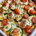 Mediterranean Chicken Zucchini Bake – Healthy, Flavorful & Easy!