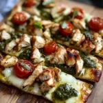 Pesto Chicken Flatbread: A Delicious and Easy Recipe for Dinner