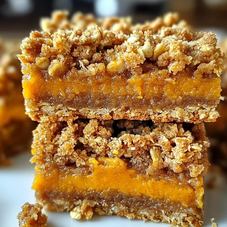Pumpkin Pie Crumble Bars – Easy Fall Dessert Recipe