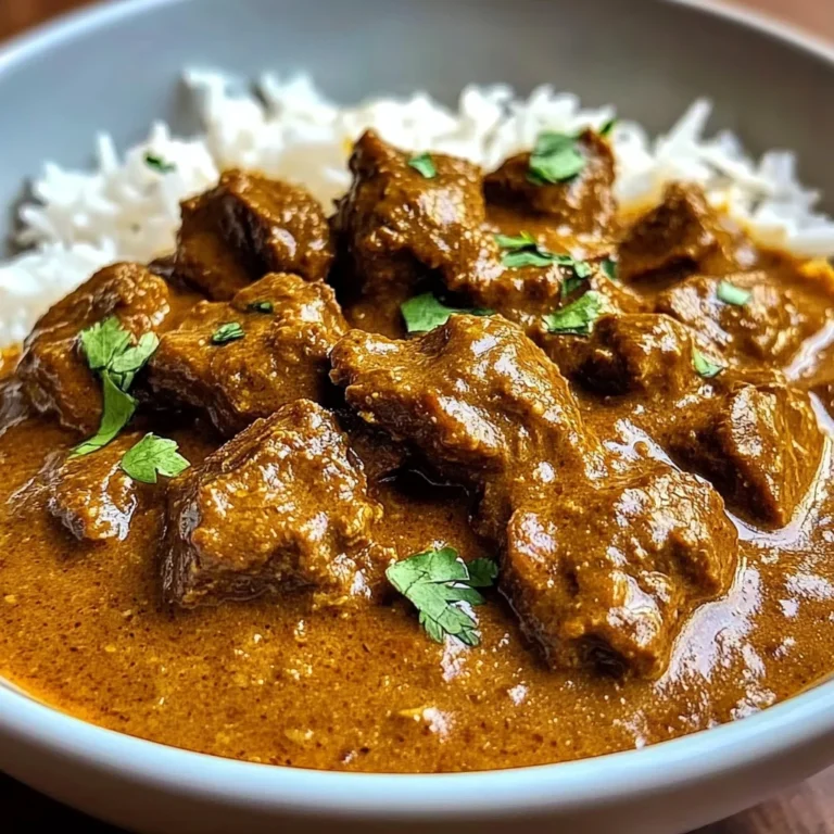 Slow-Cooked Beef Curry in Spiced Coconut Gravy
