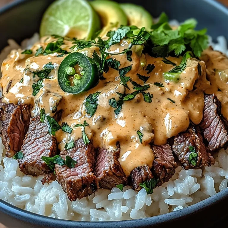 Steak Queso Rice
