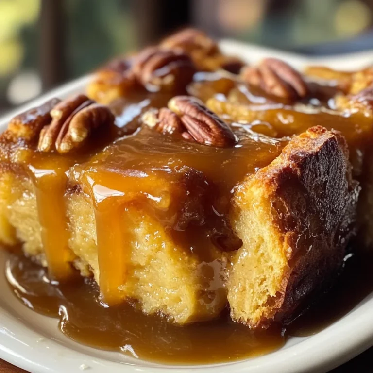 Whiskey Caramel Bread Pudding