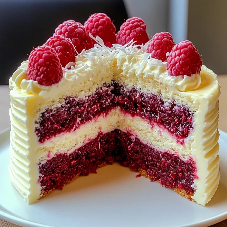 White Chocolate Raspberry Dream Cake – Sweet Easy Recipes Style